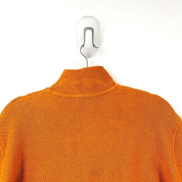 Ted Baker Men 4 Millom Jumper Sweater Orange Half Zip Golf Pullover Textured NEW - Picture 5 of 6